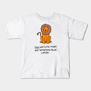 Grumpy Lion Kids T-Shirt